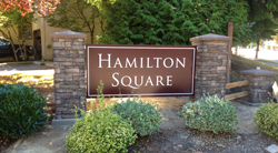 Hamilton Square HOA Monument Sign