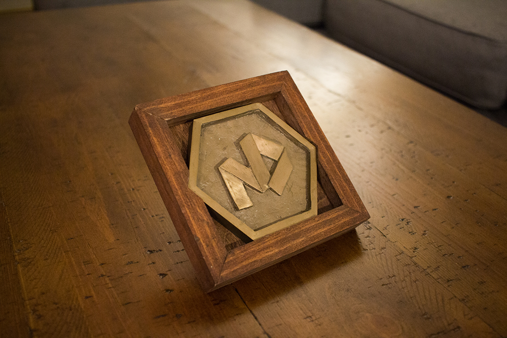 Bronze Logo Plaque Pic 1