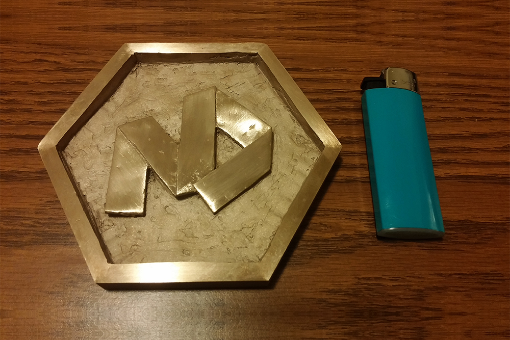 Bronze Logo Plaque Pre-Patina