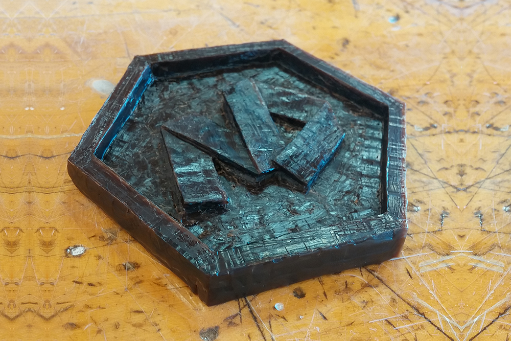 Bronze Logo Plaque Wax Pre-Cast